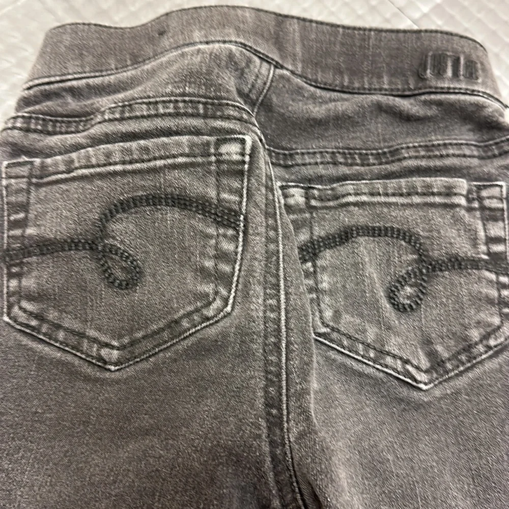 JUSTICE GIRLS 8 SLIM LEGGING JEANS BLACK